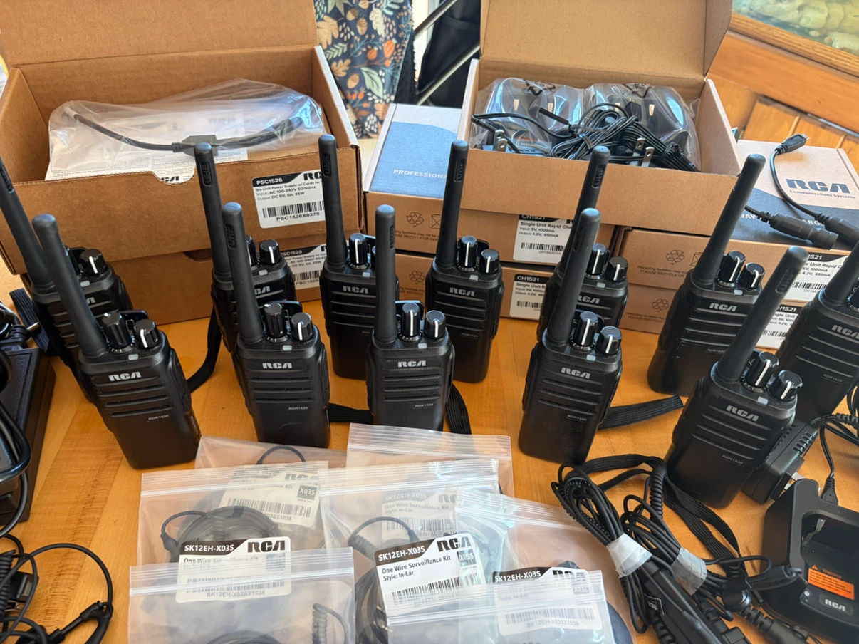 Lot of handheld radios and accessories - photo 2