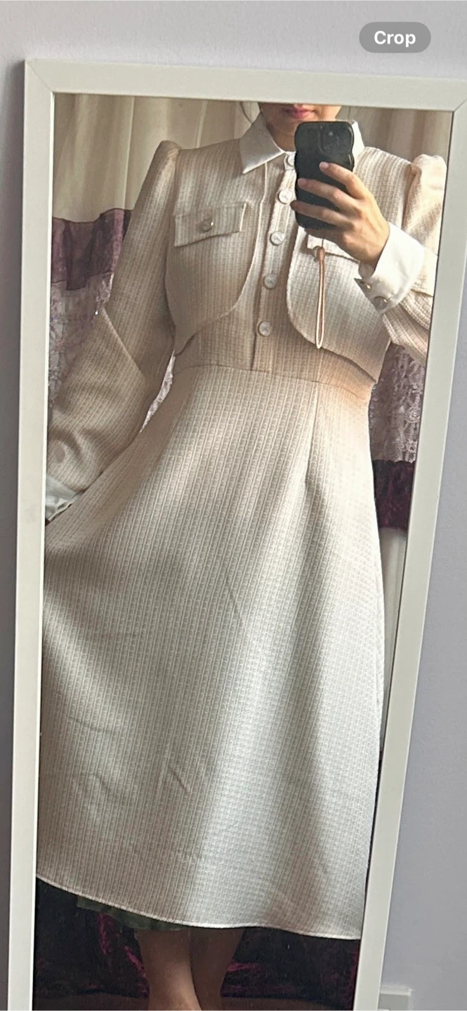 SHEIN Tweed Dress with Bolero - photo 2