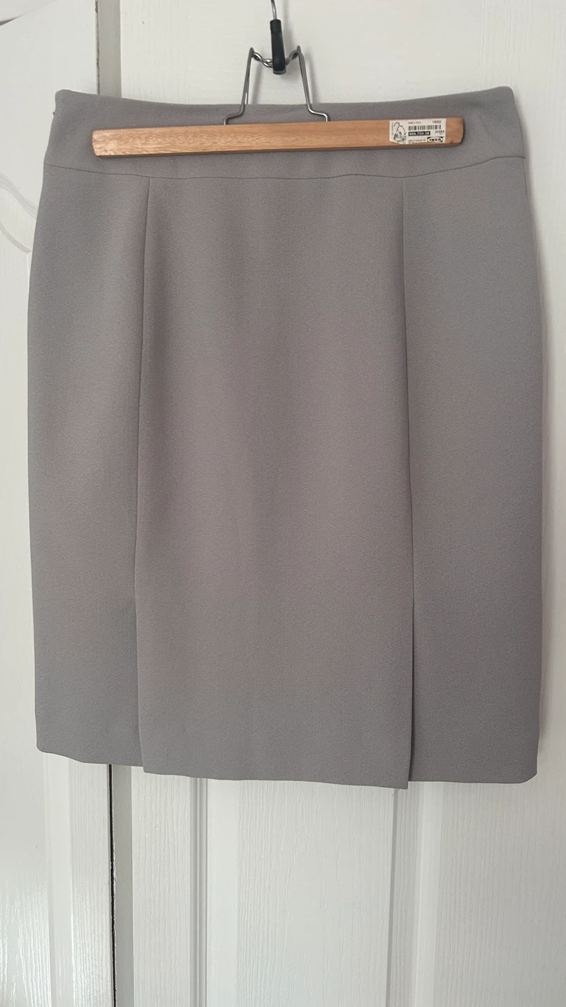 Grey Pencil Skirt