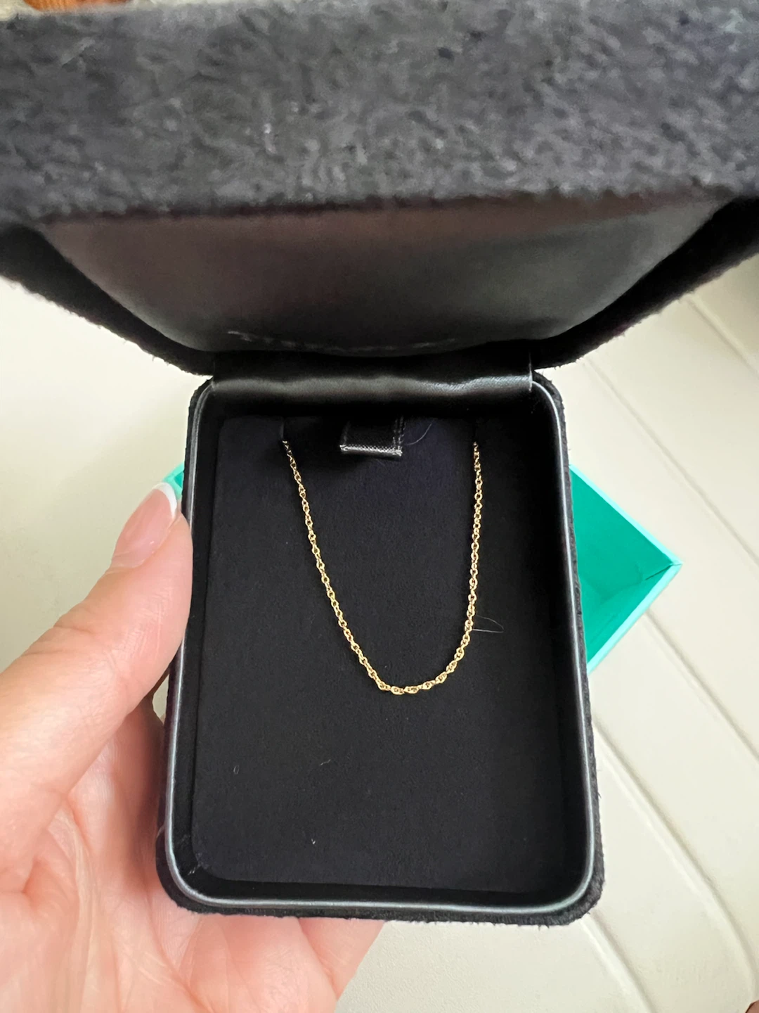 Tiffany & Co. Chain Necklace - Yellow Gold, 16" - photo 2