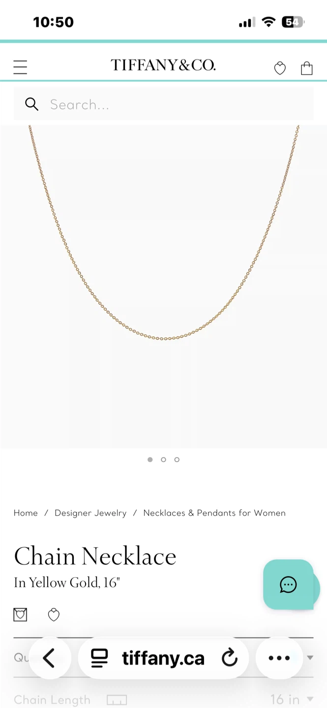 Tiffany & Co. Chain Necklace - Yellow Gold, 16" - photo 5