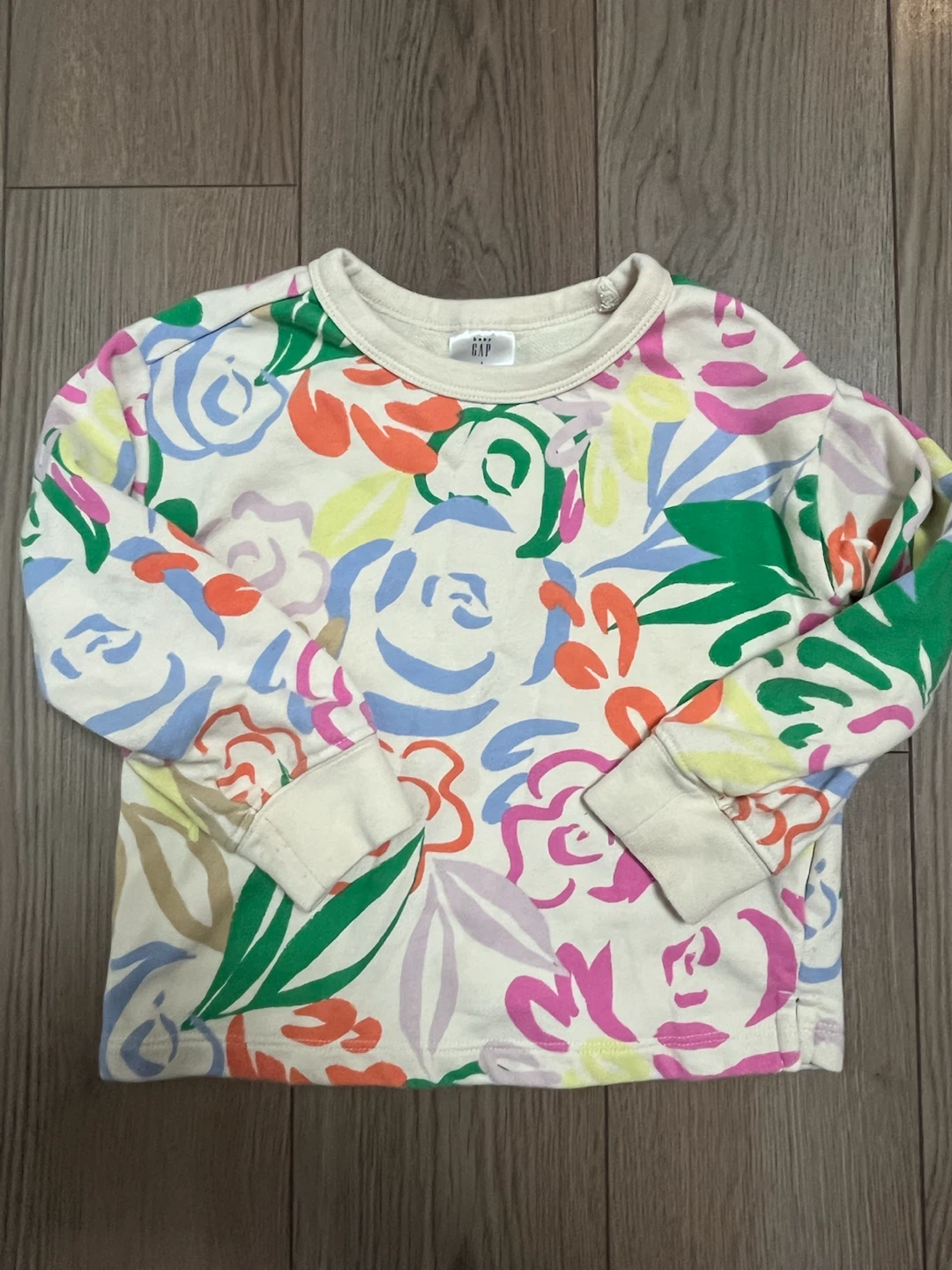 Baby Gap Toddler Floral Sweatshirt - Size 4