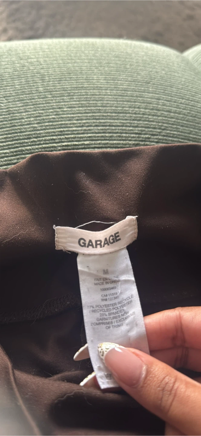Garage Brown Bike Shorts medium