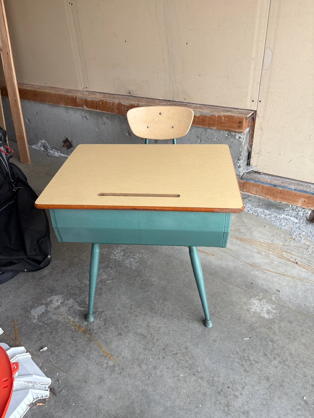 Vintage School Desk with Chair - photo 2