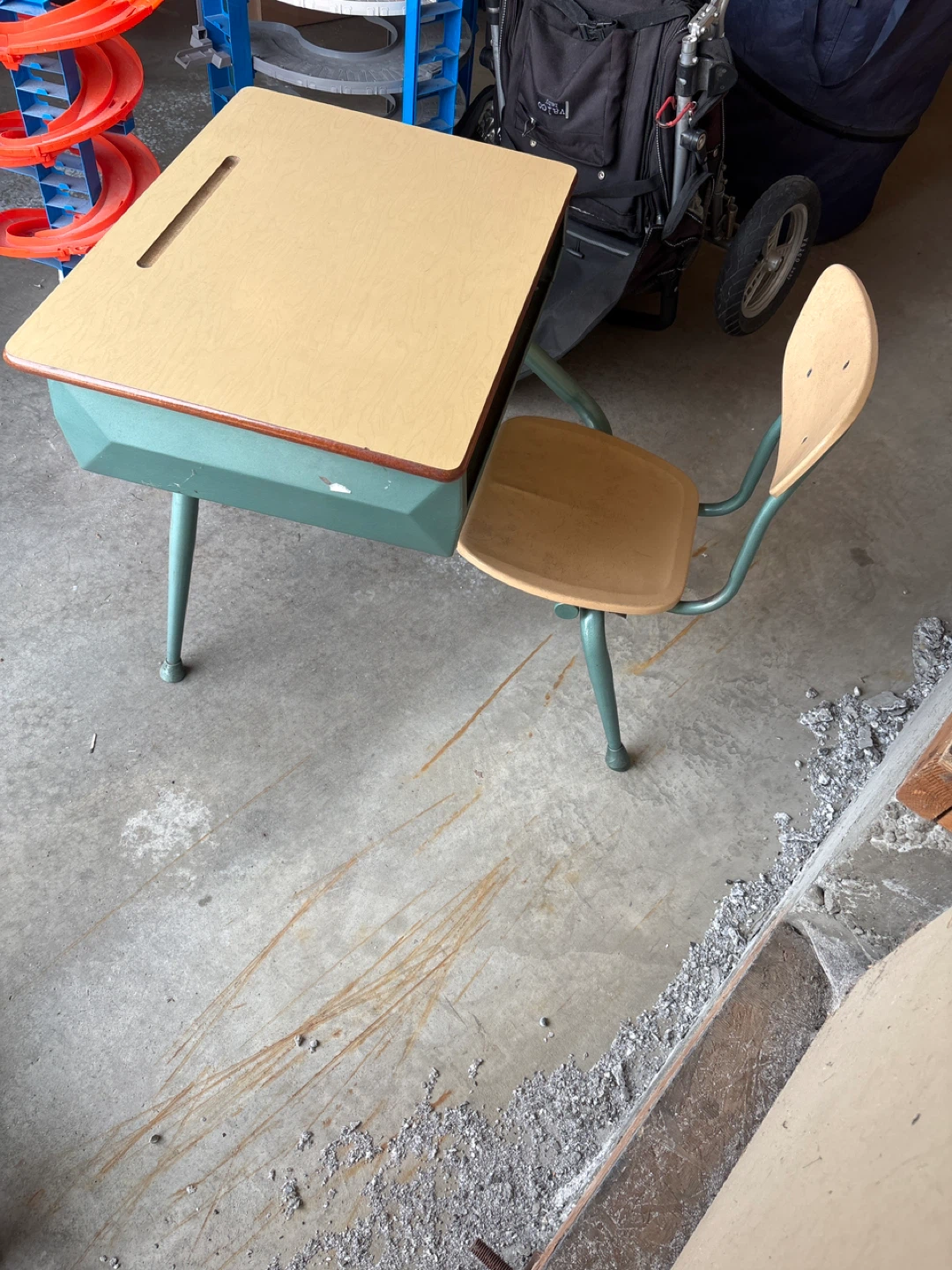 Vintage School Desk with Chair - photo 3