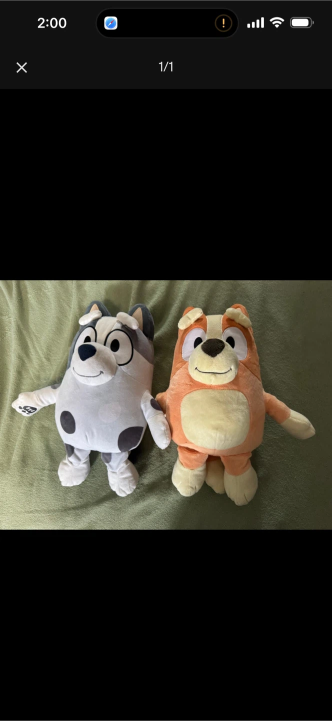 Bluey and Bingo Plush Toys Build a Bear