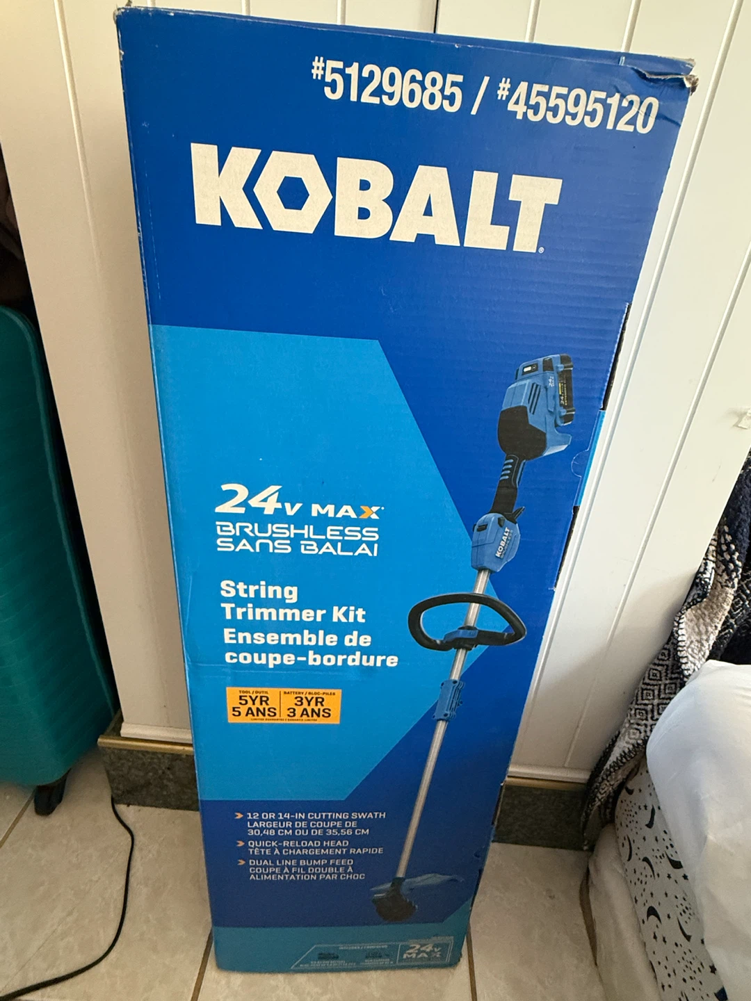 KOBALT 24V MAX Brushless String Trimmer Kit - photo 2