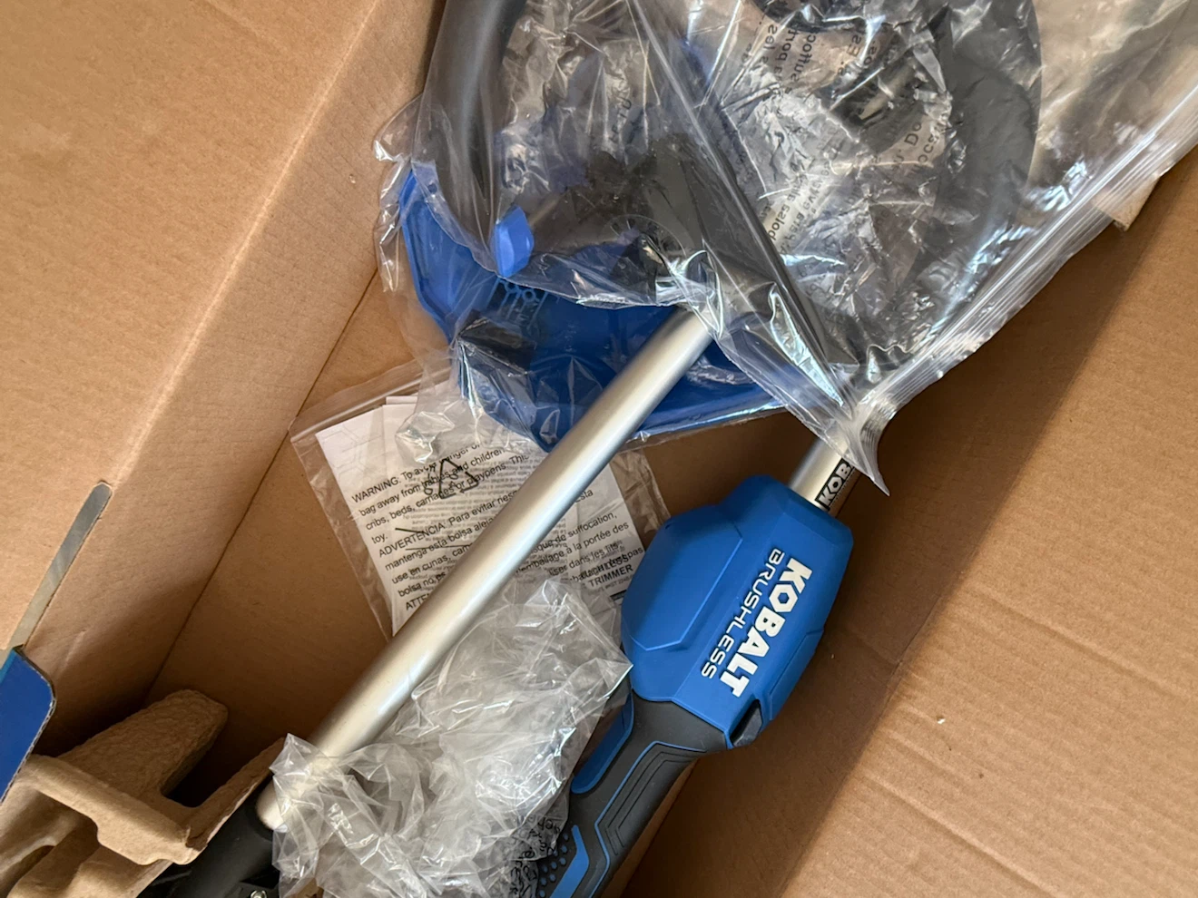 KOBALT 24V MAX Brushless String Trimmer Kit - photo 4