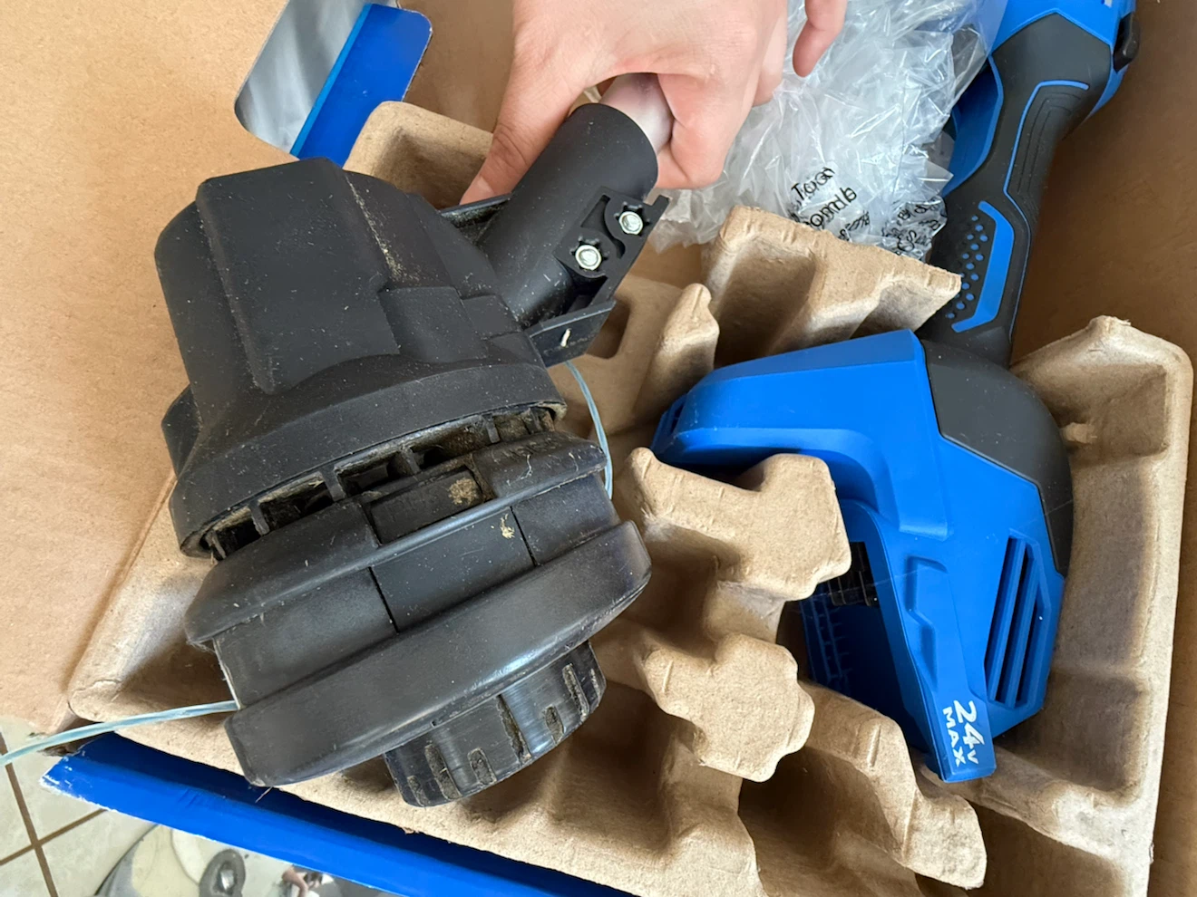 KOBALT 24V MAX Brushless String Trimmer Kit - photo 5