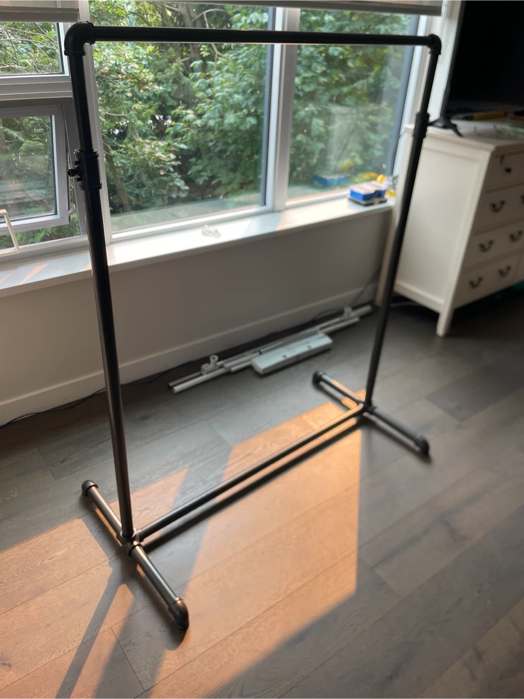 Industrial Pipe Clothing Rack