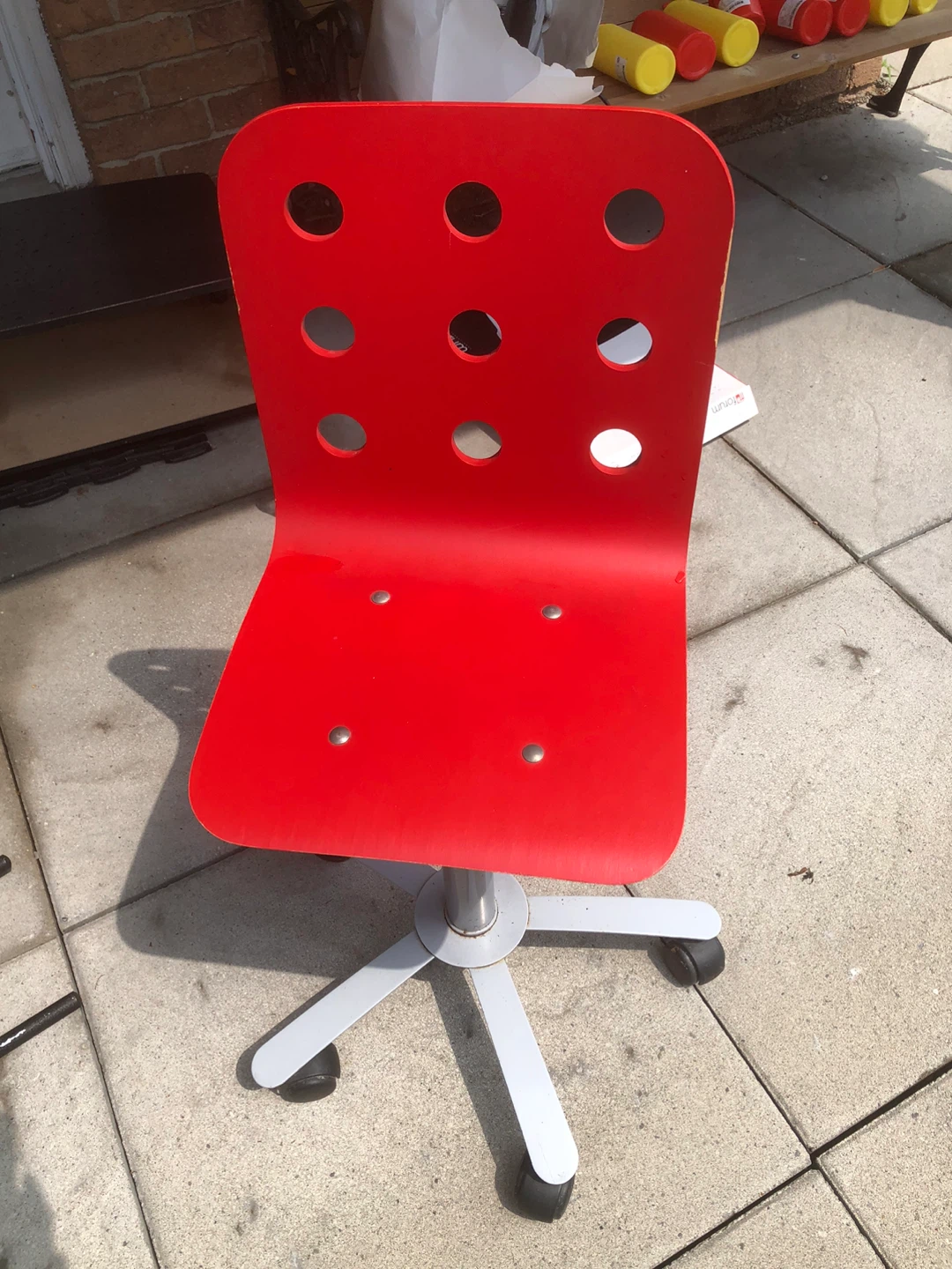 Red Swivel Chair