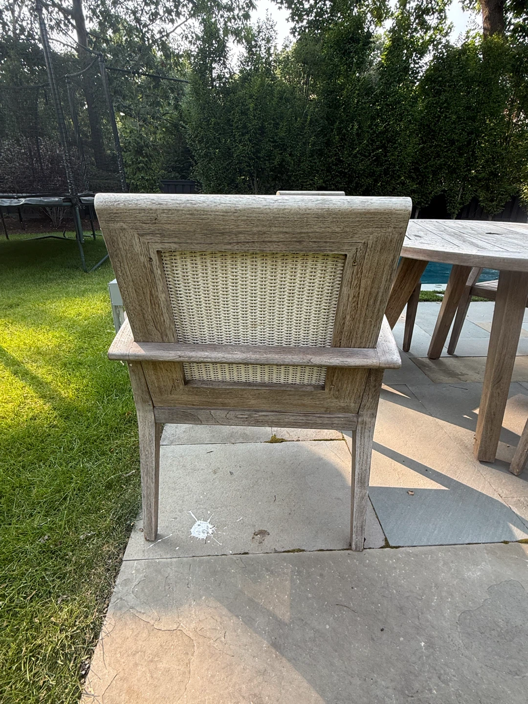 Outdoor teak patio set - photo 3