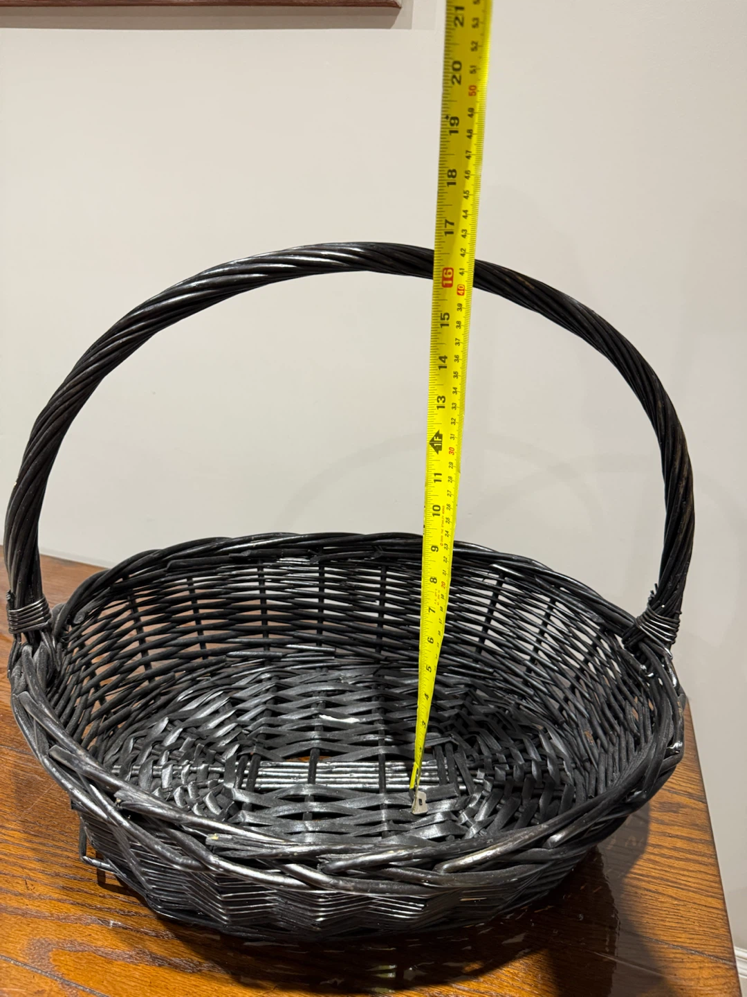 Black Wicker Basket - photo 2