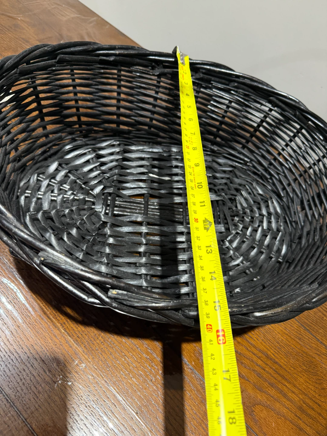 Black Wicker Basket - photo 4
