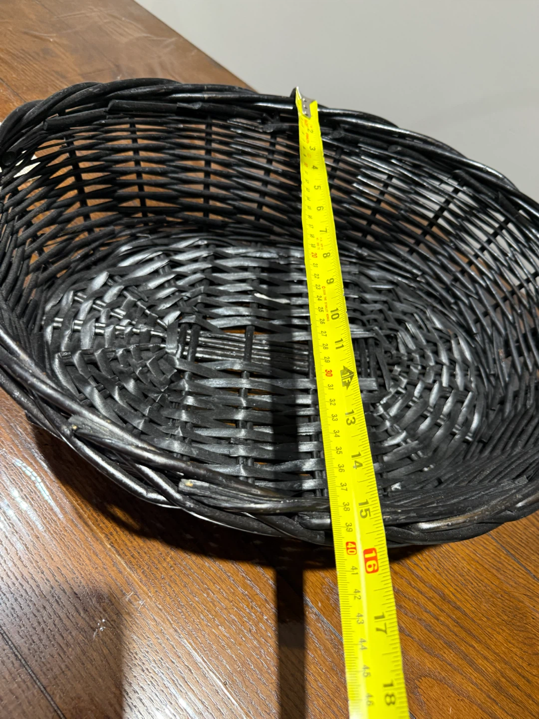 Black Wicker Basket - photo 5