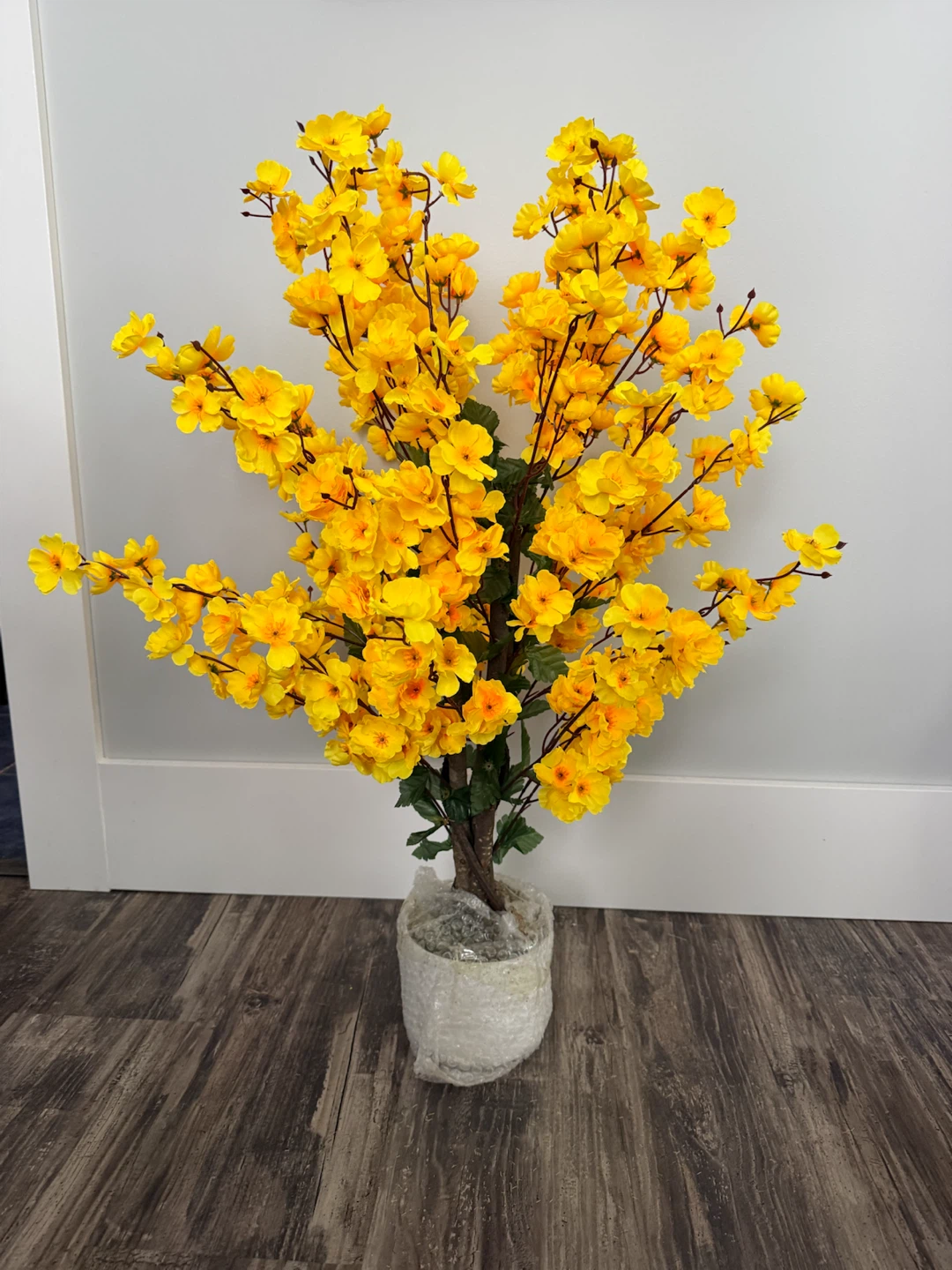 Artificial Yellow Cherry Blossom Tree (3ft tall)