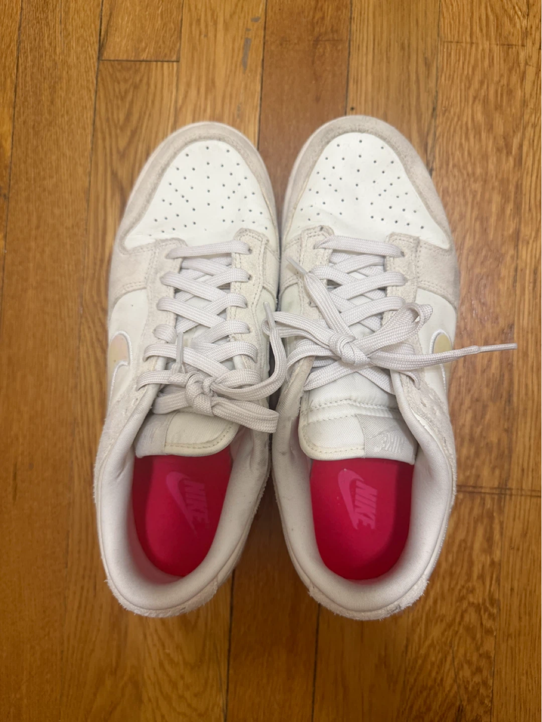 Nike Dunk Low White Pink Size 10.5