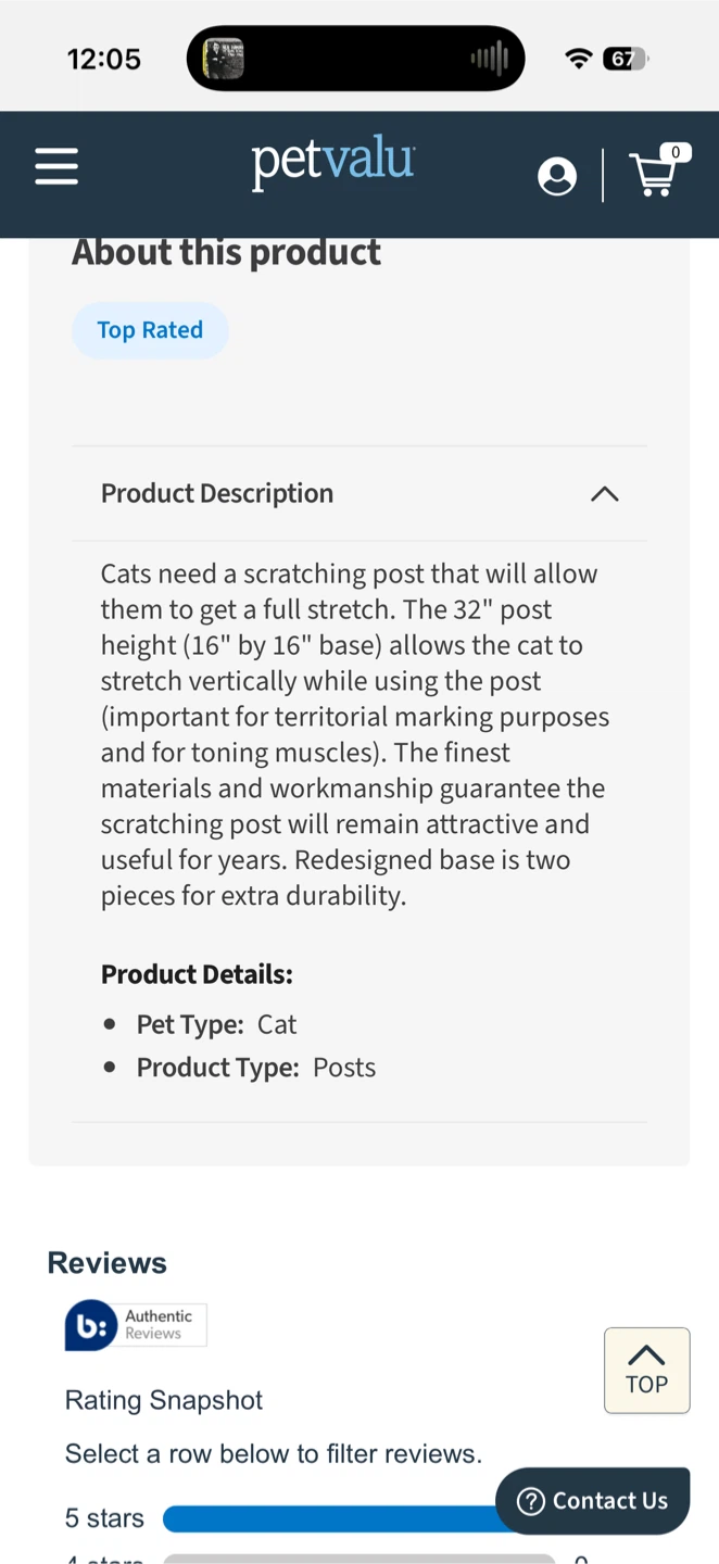 SmartCat Ultimate Scratching Post - photo 2