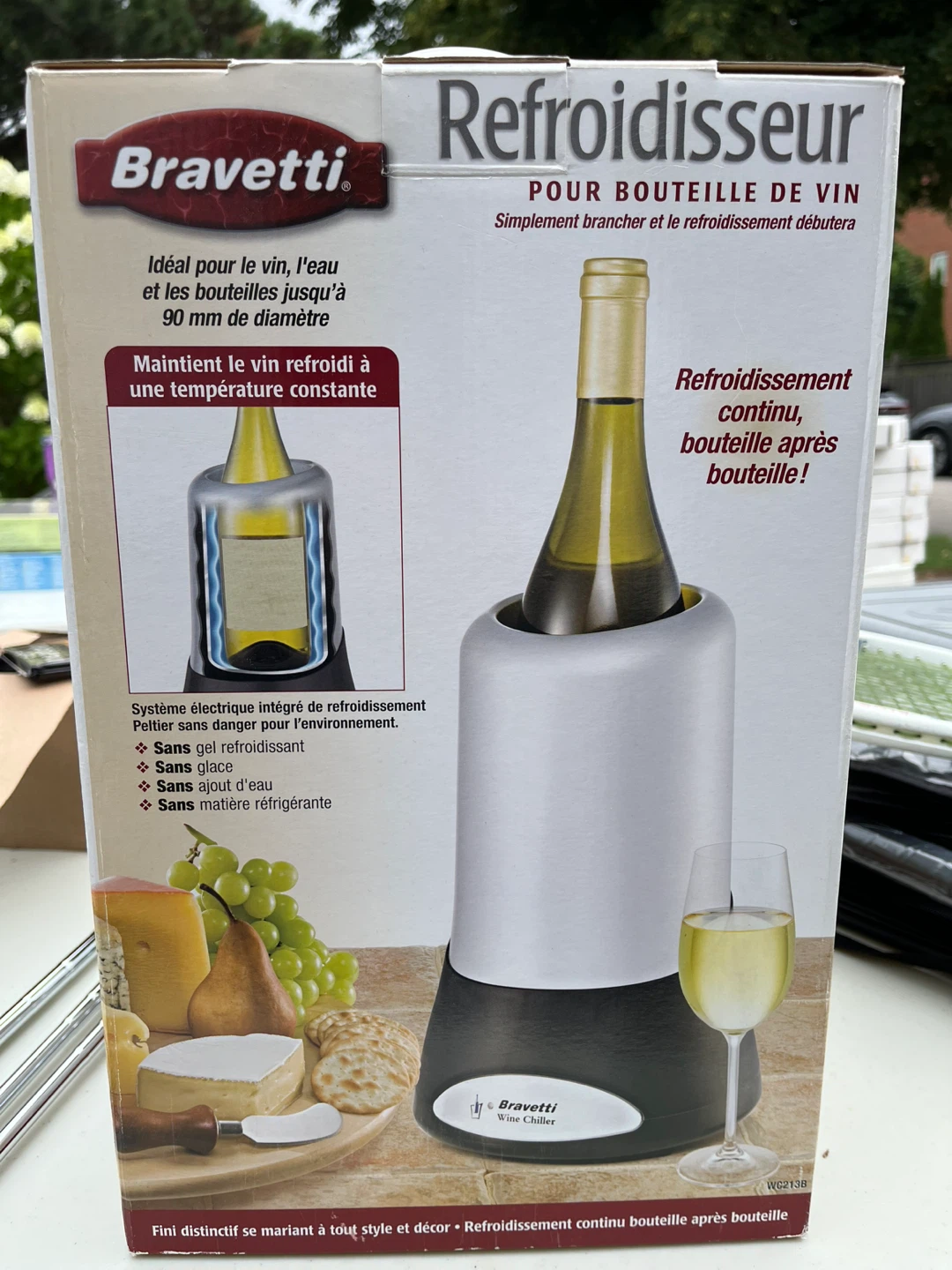 Bravetti Continuous Cooling Wine Chiller