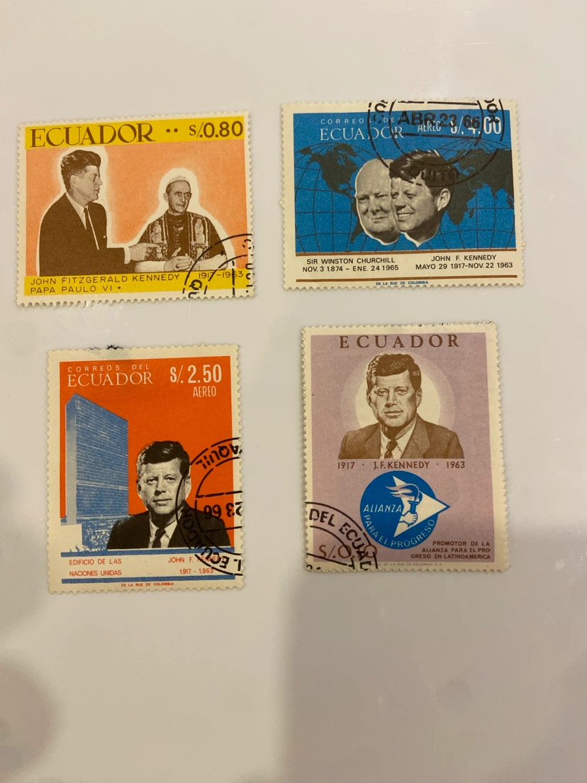 Ecuador John F. Kennedy Commemorative Stamps