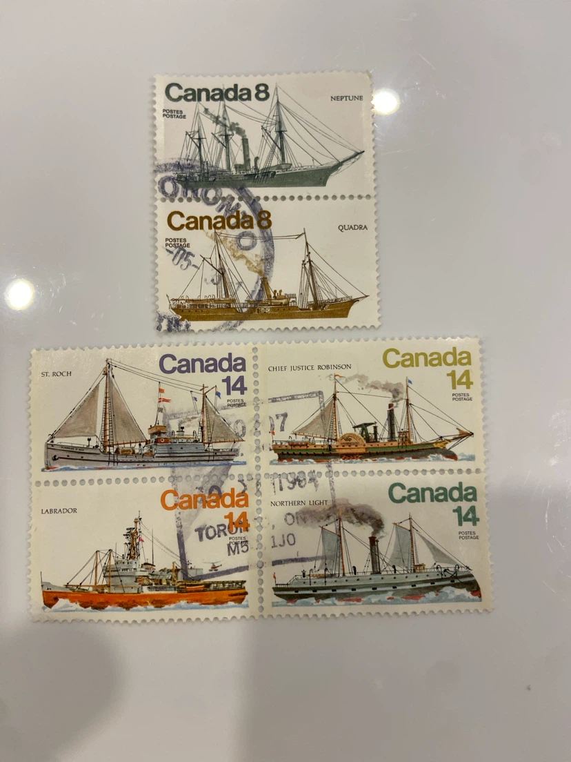 Collection of Canadian Ship Stamps