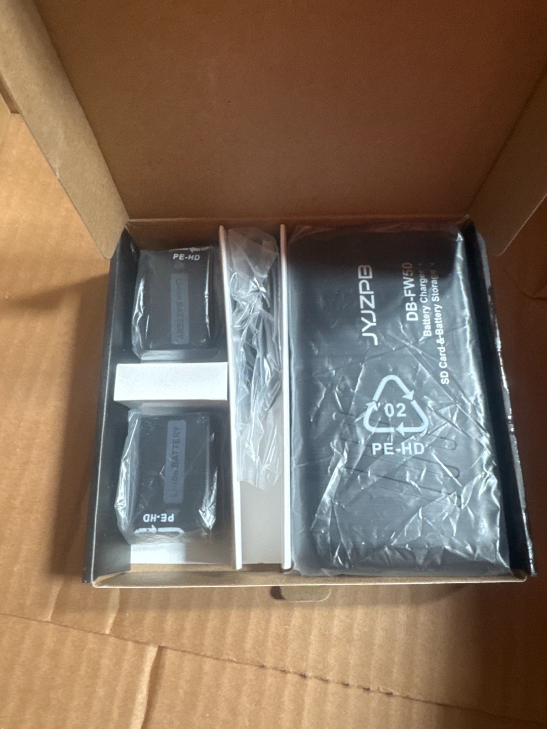 Battery Charger and SD Card Storage