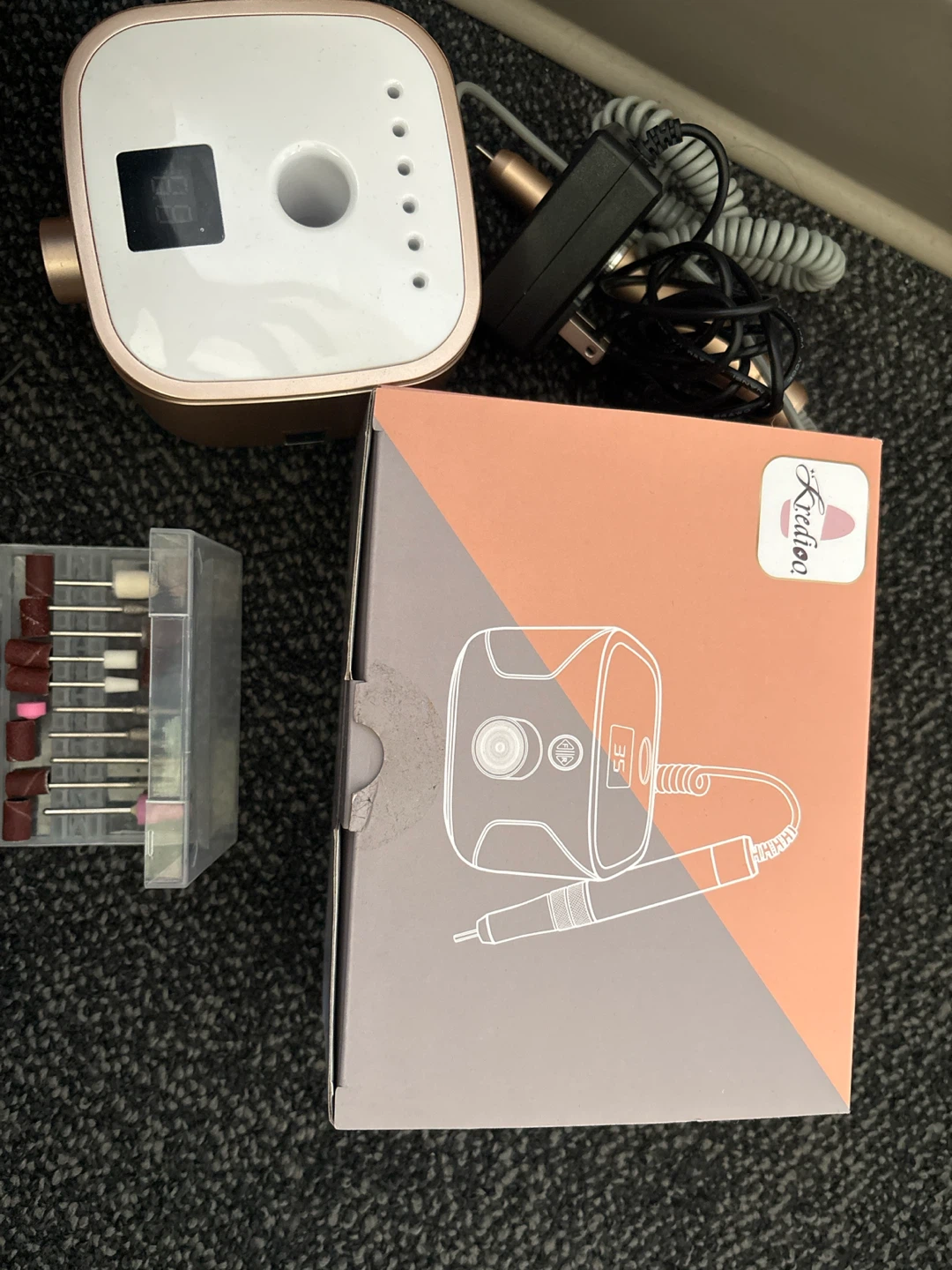 Electric Nail Drill Machine with Bits