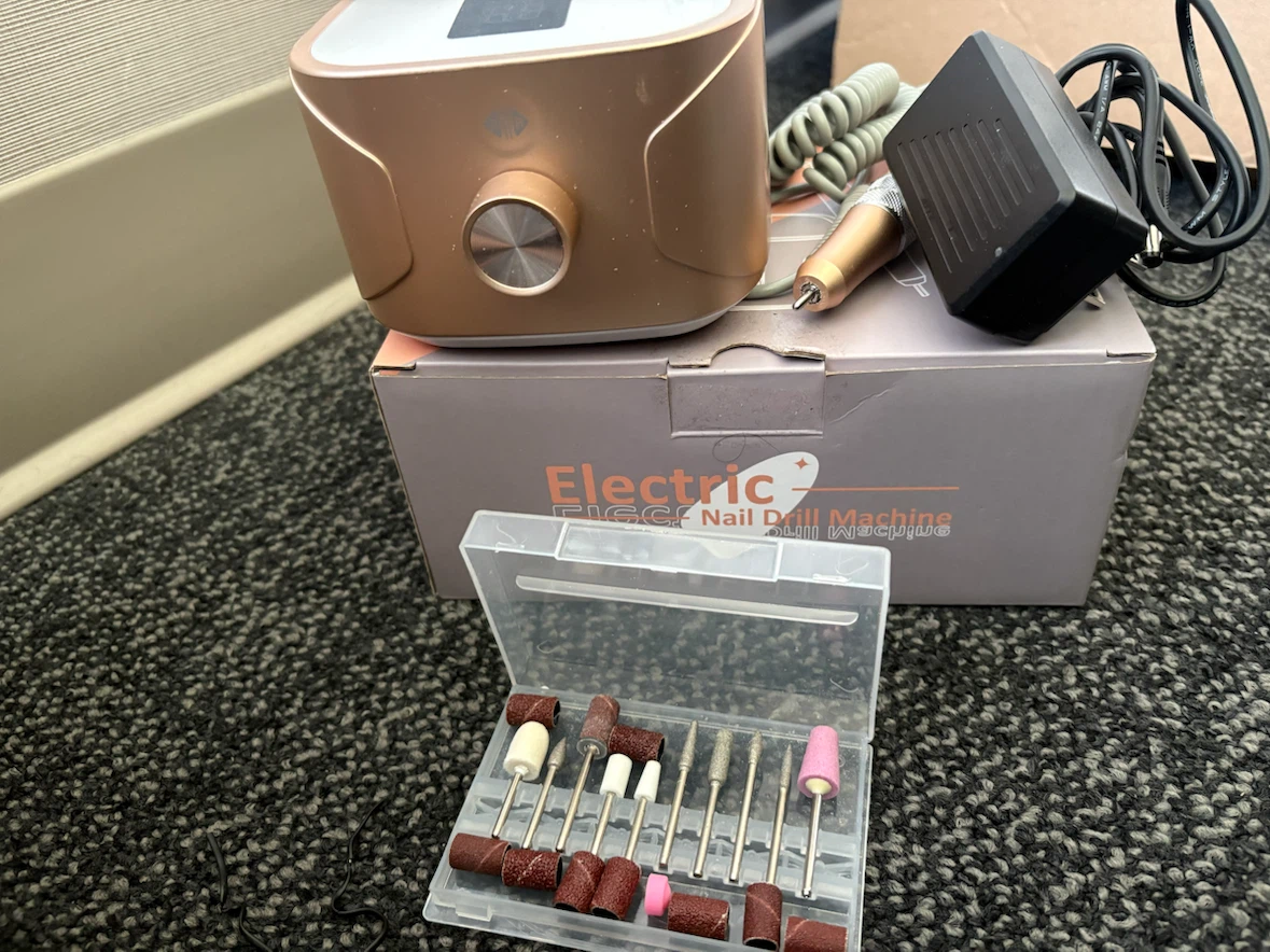 Electric Nail Drill Machine with Bits - photo 2