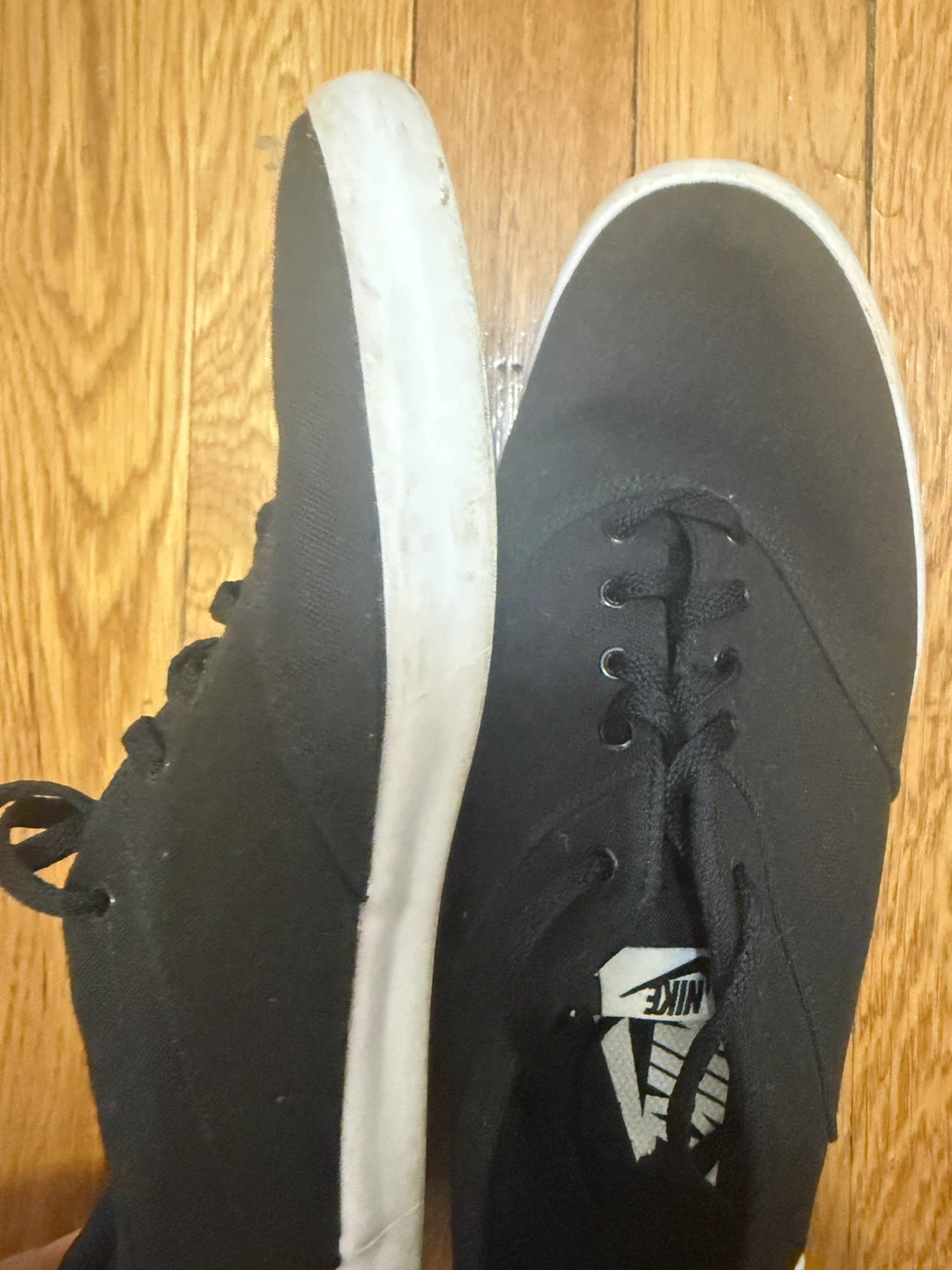 Nike  Black Canvas Sneakers - photo 2