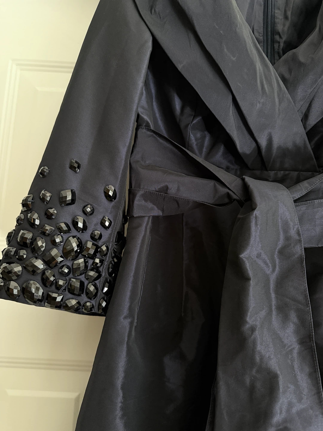 Rickie Freeman for Teri Jon navy blue  Beaded Dress - photo 2