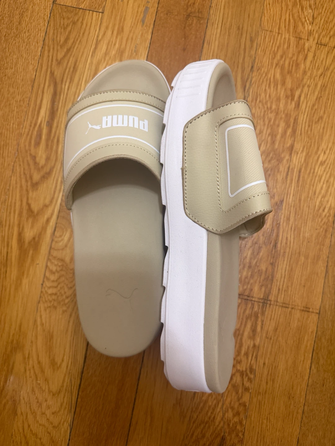 Puma Women's Slide Sandals Beige