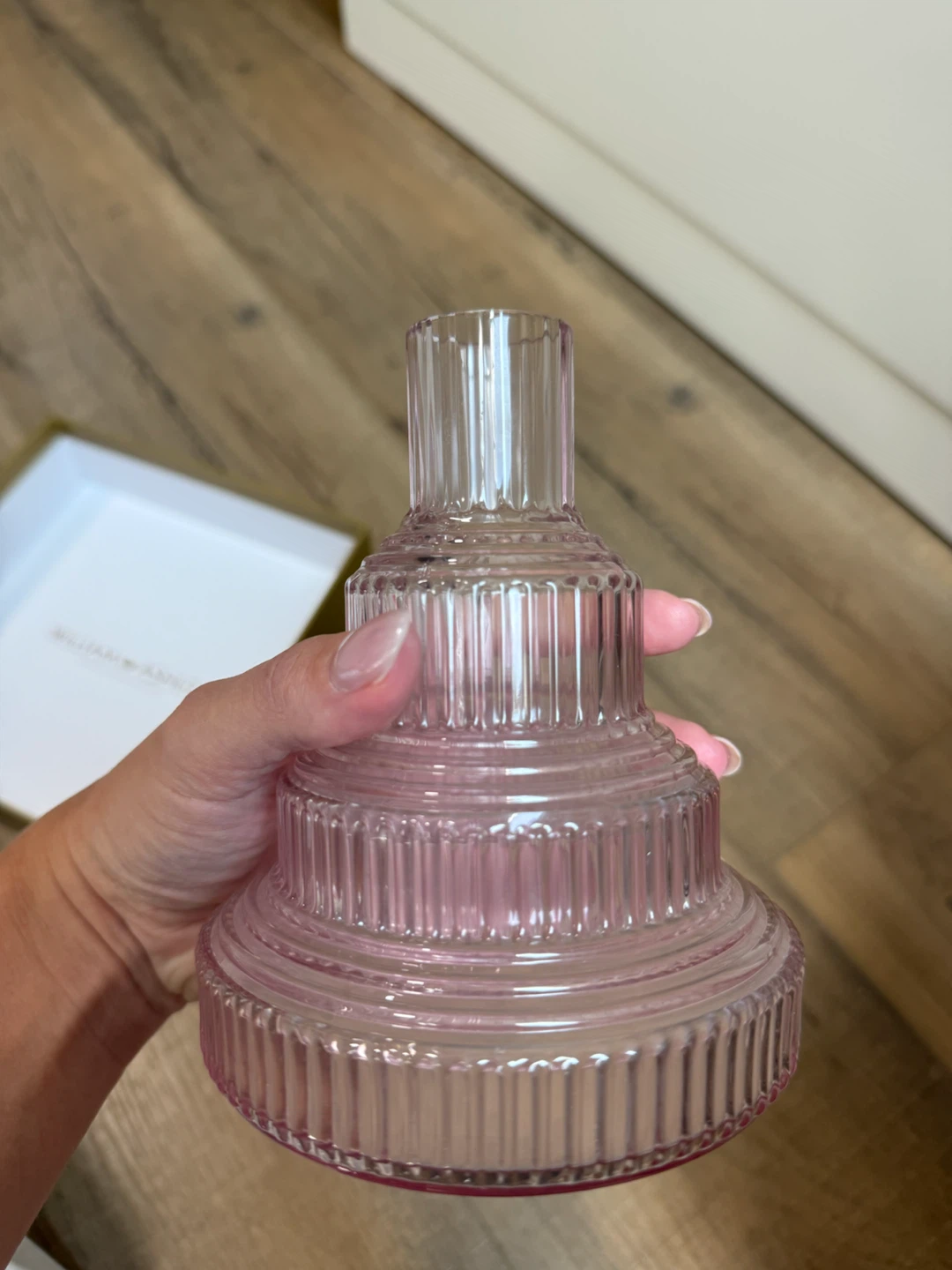 Kosta Boda Pavilion Glass Bud Vase - Light Pink - photo 5