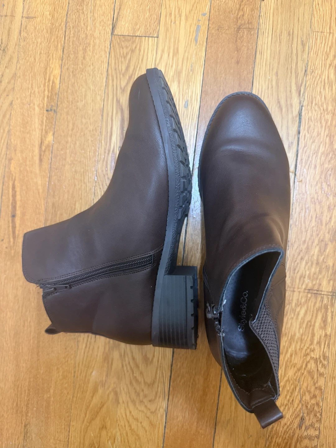 Style & Co. Brown Ankle Boots - photo 2
