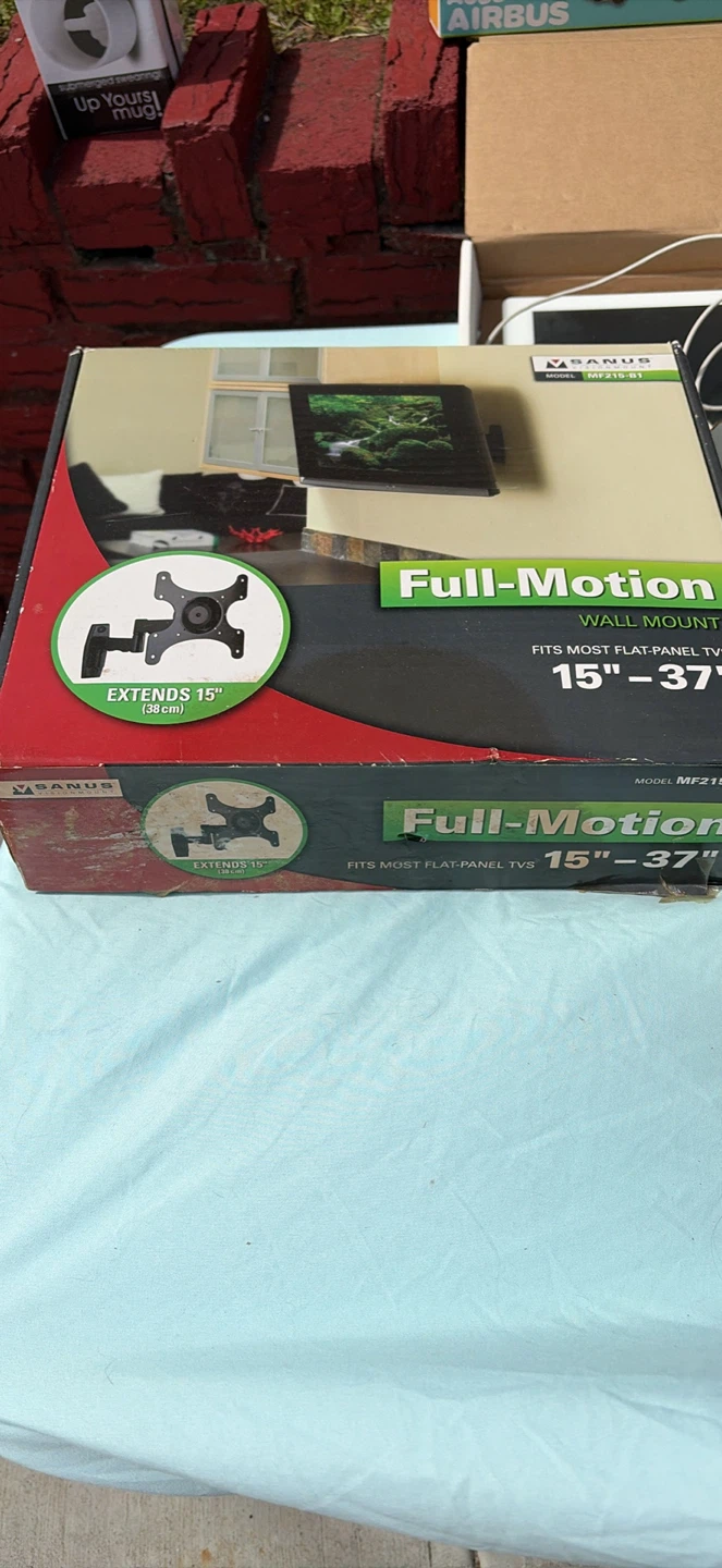 SANUS Full-Motion Wall Mount for 15"-37" TVs