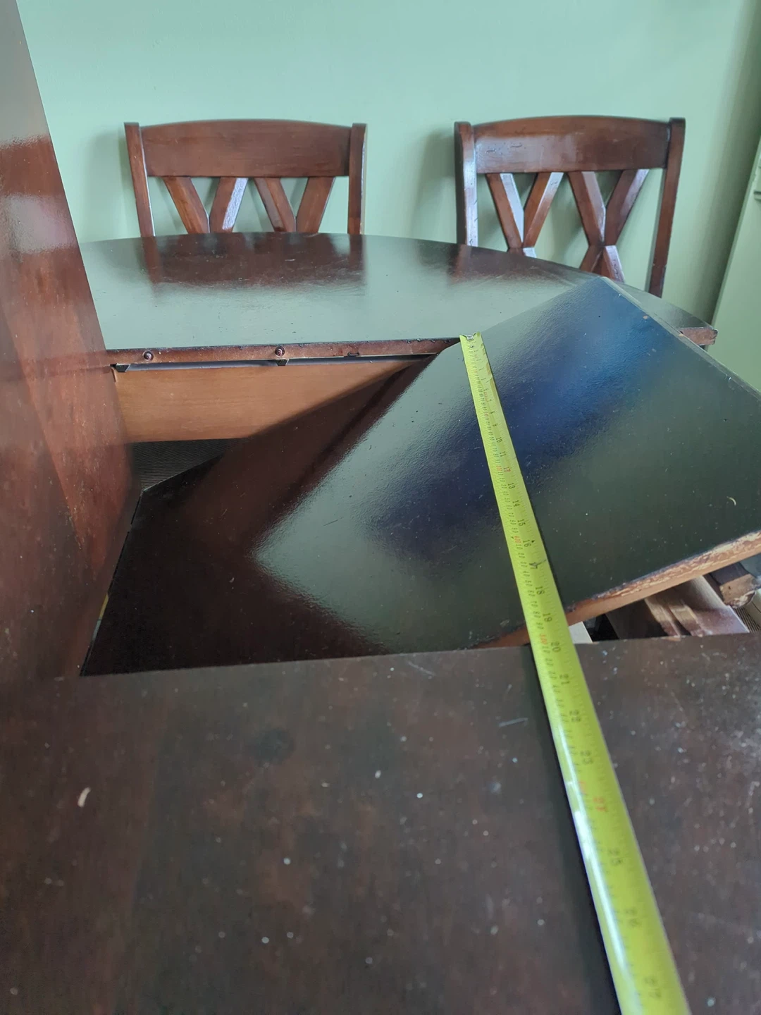 Wood Counter Height Table with 4 Chairs - Quick sale! - photo 3