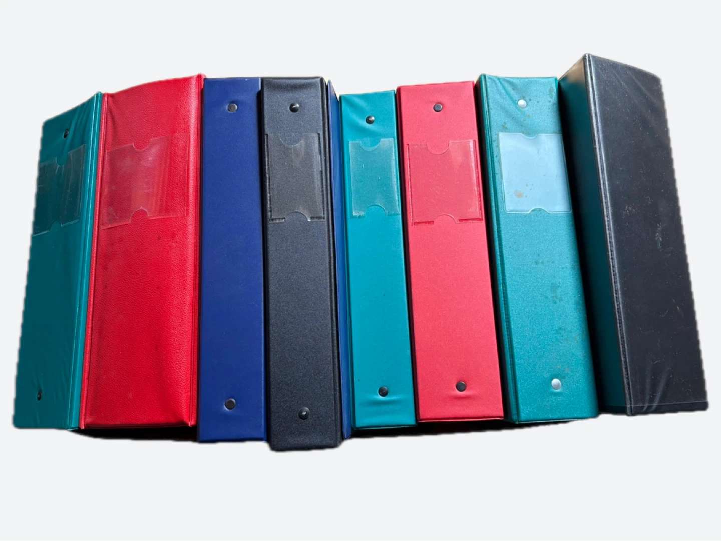 10 Assorted 3-Ring Binders