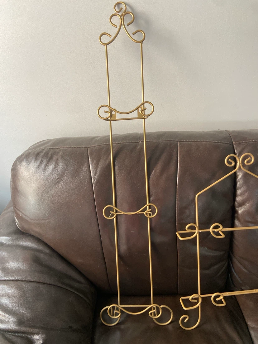 Gold Metal   Coat and purses Set holders - photo 2