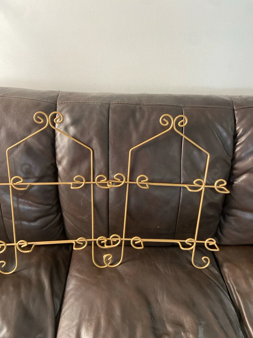 Gold Metal   Coat and purses Set holders - photo 3