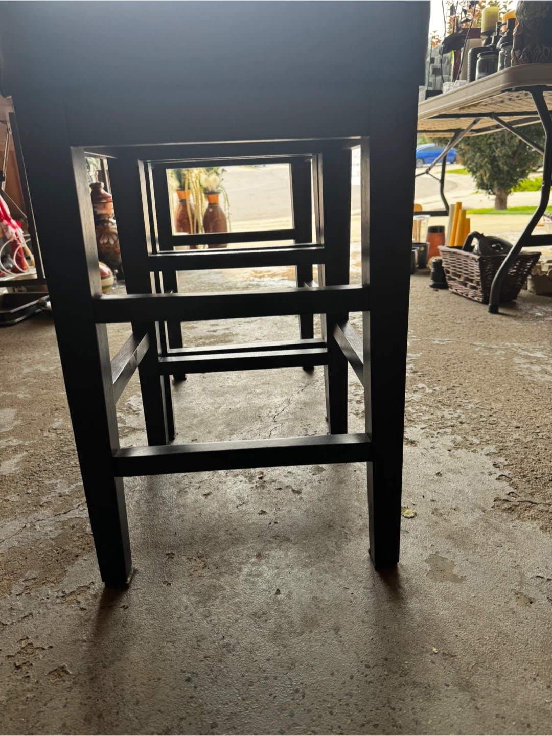 Set of 2 Brown Counter Height Bar Stools - photo 3