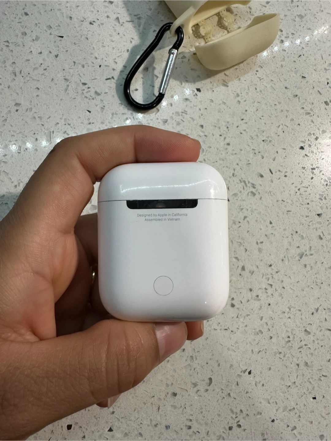 Apple AirPods with Cute Bear Case