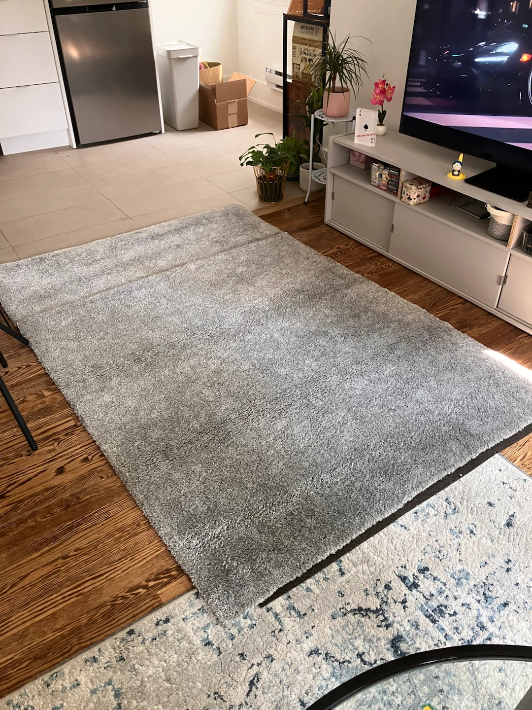 IKEA STOENSE Rug - Grey (4'4"x 6'5")