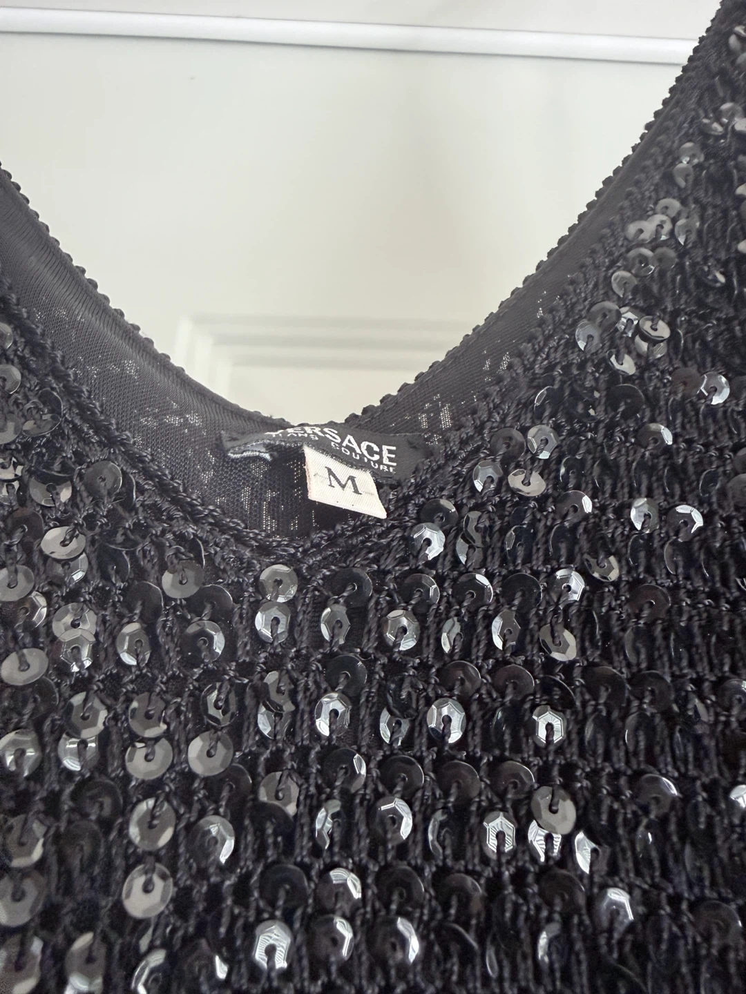 Versace Jeans Couture Black Sequin Midi Dress - photo 3