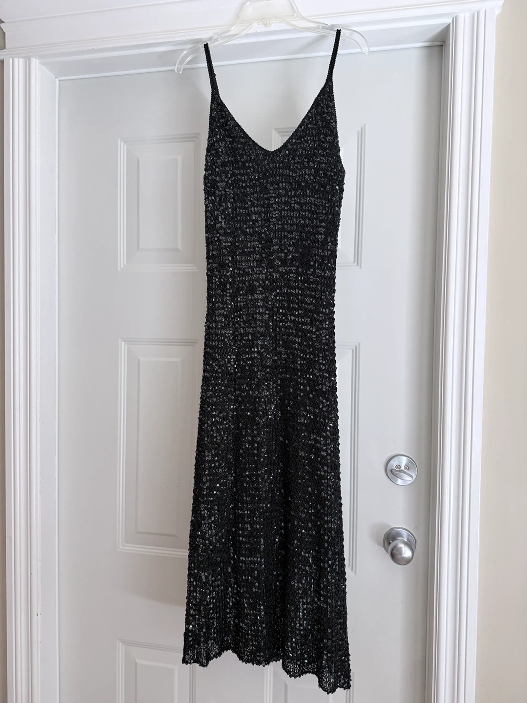 Versace Jeans Couture Black Sequin Midi Dress - photo 5