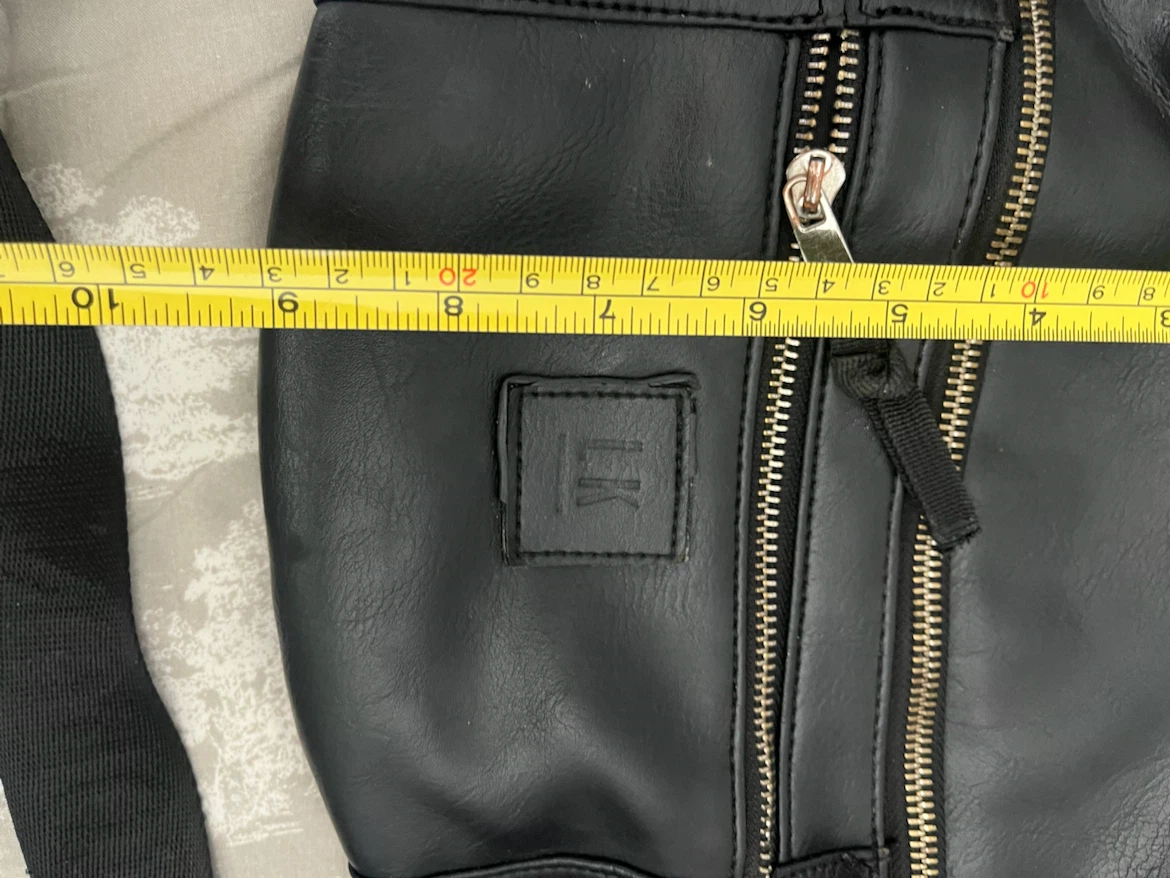 LK Black Faux Leather Fanny Pack / Waist Bag - photo 4