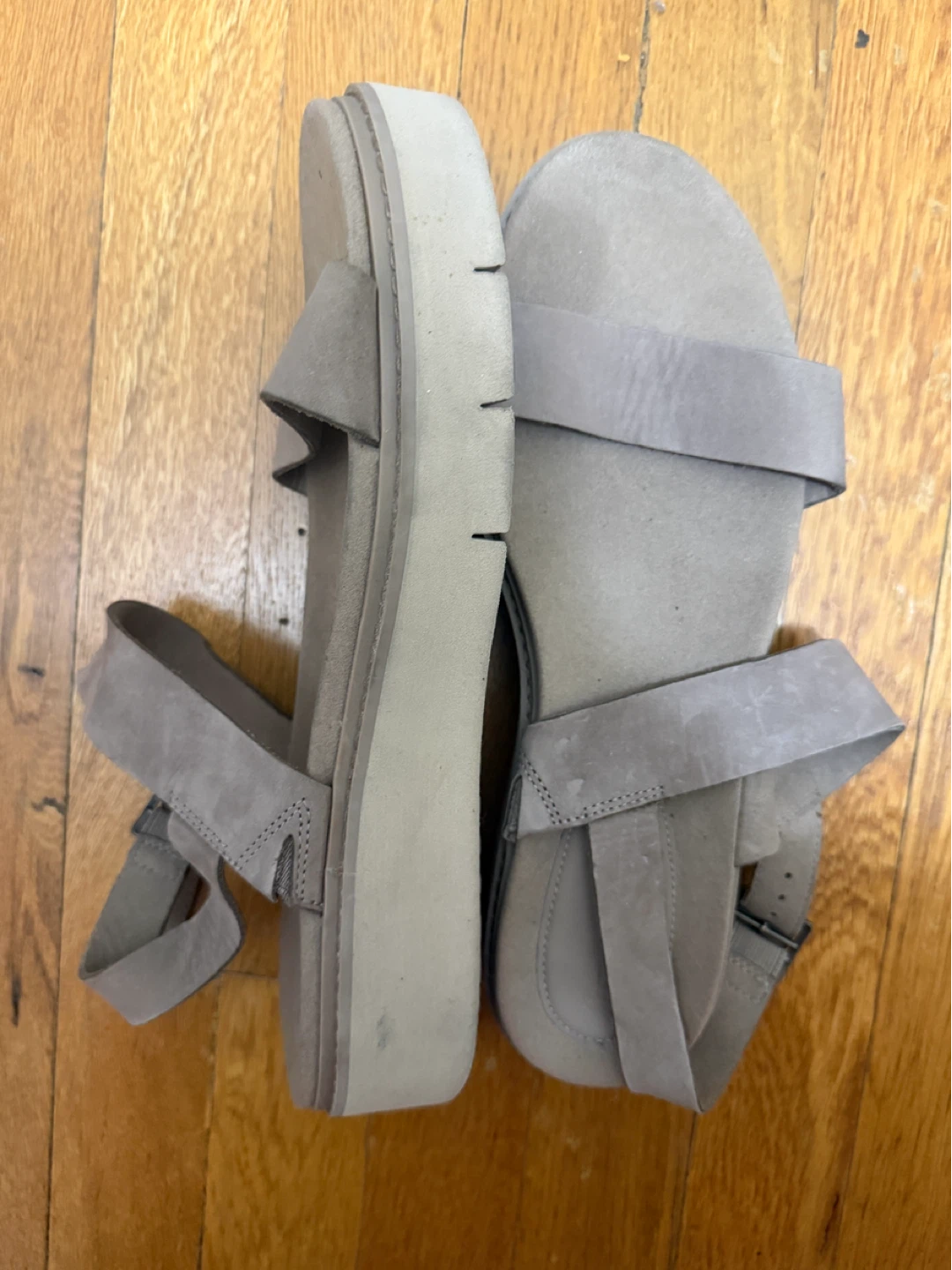 Timberland Women's Gray Strappy Platform Sandals Size 10 - photo 2