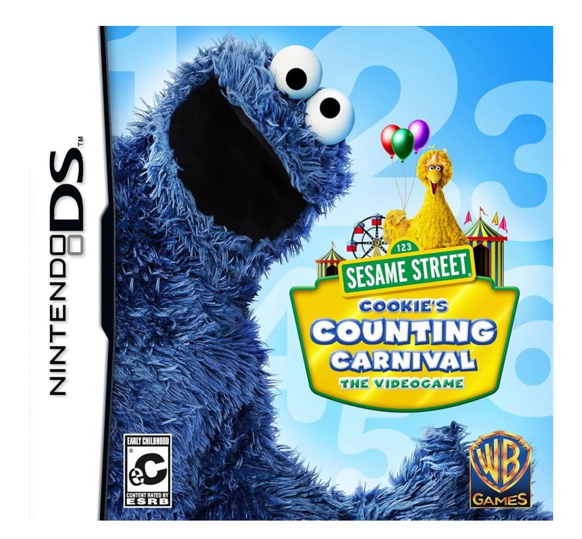 Nintendo DS Sesame Street: Cookie’s Counting Carnival – Like New