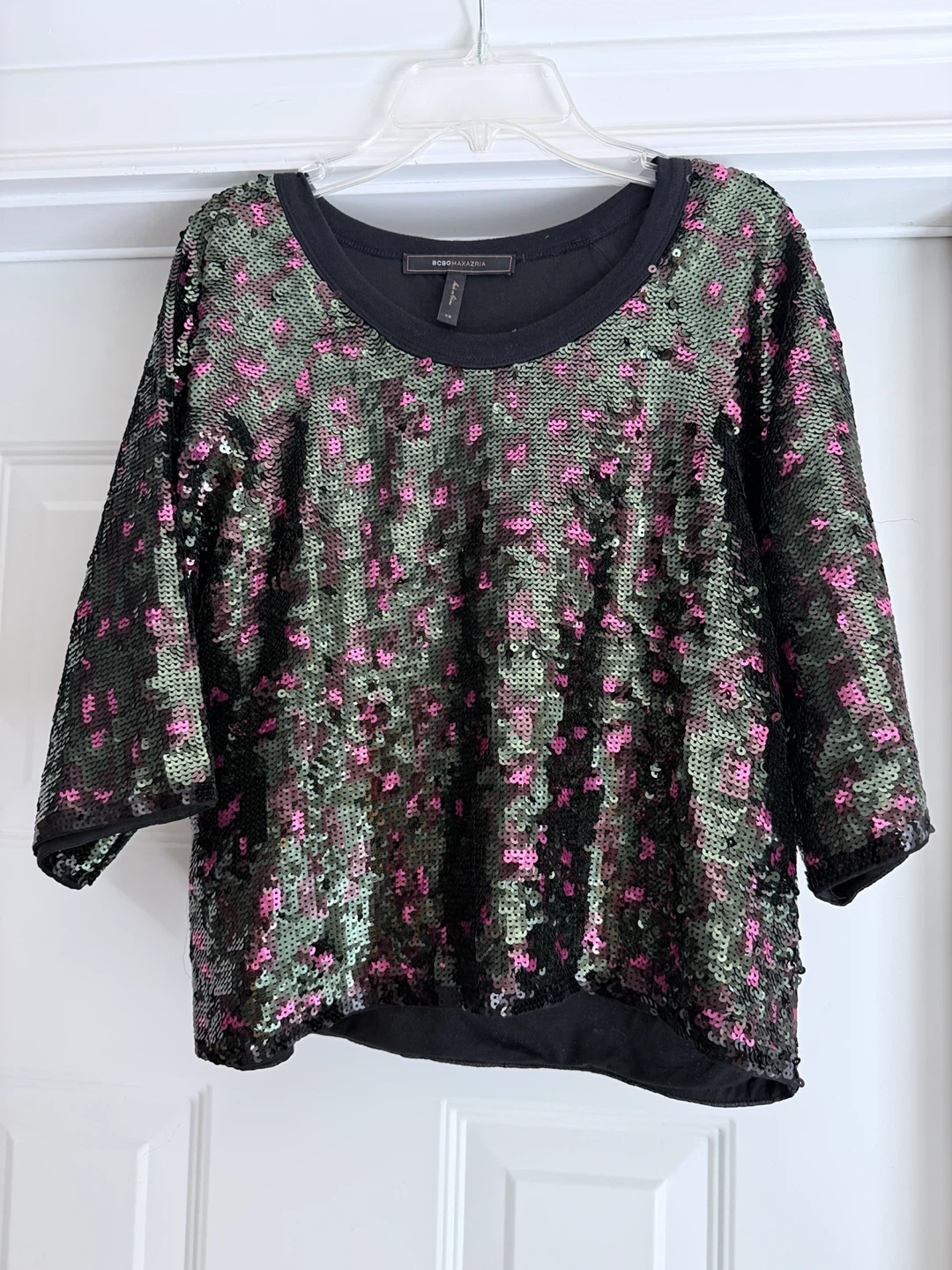 BCBGMaxAzria Sequin Top - XS