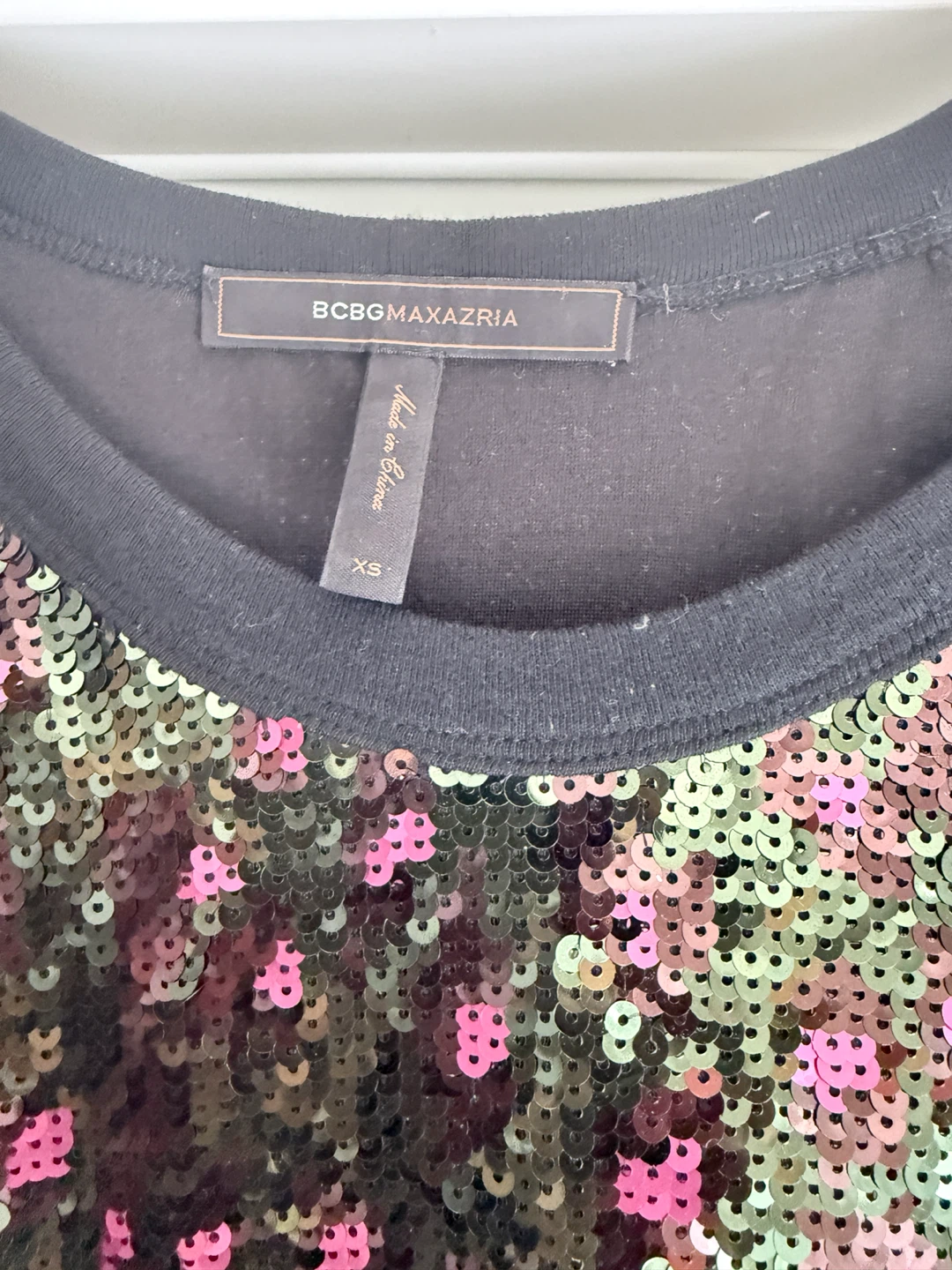 BCBGMaxAzria Sequin Top - XS - photo 2