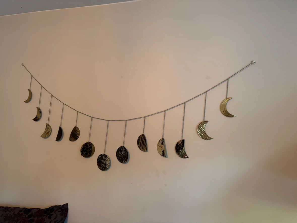Moon Phase Garland Wall Hanging - photo 5
