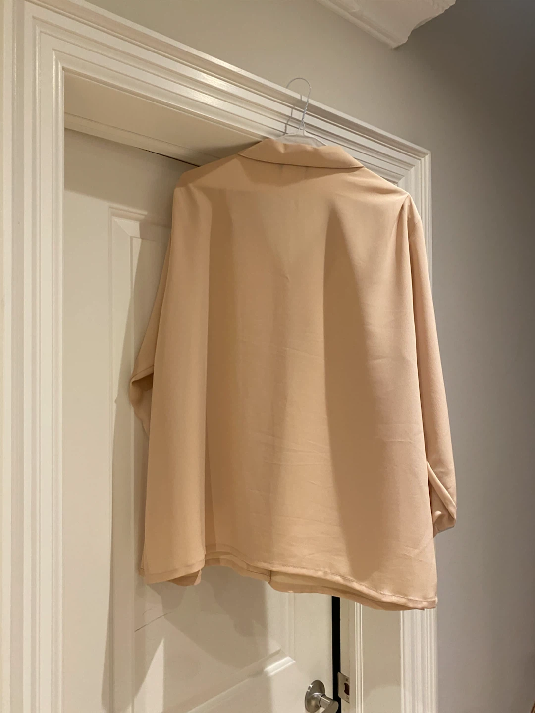 Women's Beige Button-Up Blouse - photo 2
